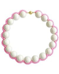 Eyeconic by Samar Ajram - Vivian Maxi Beaded Necklace - Lyst