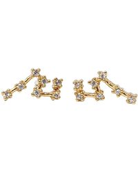 Sophelia - Virgo Star Sign Constellation Astrology Tiny Earrings - Lyst