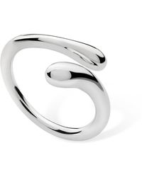 Lucy Quartermaine - Sterling Open Drop Ring - Lyst