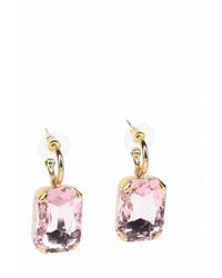 Addicted - Rose Noemi Plated Earrings With Rose Crystal - Lyst