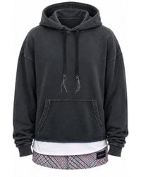mysimplicated - Oversized Three Layered Distressed Hoodie W - Lyst