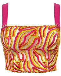 Somewhere Never - Running Wild Bandeau Bralette - Lyst