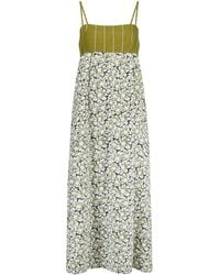Traffic People - Floral Anglaise Floral Contrast Promise Maxi Dress - Lyst