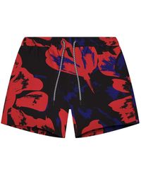 Playaluxe - Tulum Volley Swim Trunk Floral - Lyst
