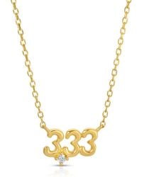 Zepplin the Label - Angel Number Necklace - Lyst