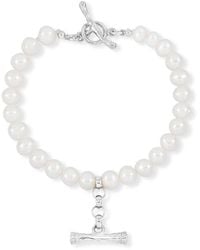 Dower & Hall - Pearl Nomad T-Bar Bracelet - Lyst