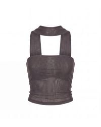 Khéla the Label - Say Less Mesh Top - Lyst