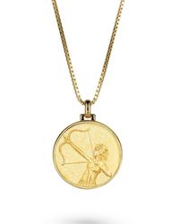 Vermaye Switzerland - Artemis Necklace Vermeil Boxchain - Lyst