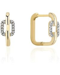 Reis Jewellery - Mini Square Dia Earrings - Lyst