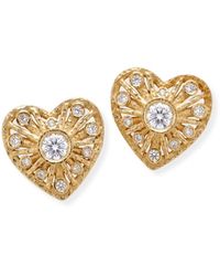 Martina Rozenberg Smira Jewelry - Corazón Earrings - Lyst