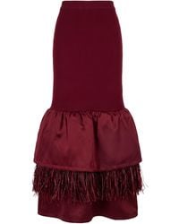 Flaunt Archive - Margaux Raffia Skirt - Lyst