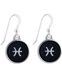 N'damus London - Zodiac Pisces Leather Earrings - Lyst