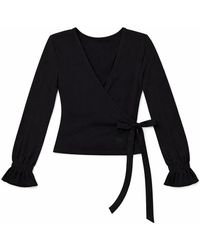 Planet Loving Company - Modal Long-Sleeve Wrap - Lyst
