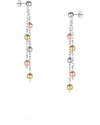 Spero London - Dorica Sterling Multi Bead Drop Earring - Lyst