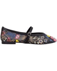 Prologue Shoes - Fauna Mesh Mary Jane Flats - Lyst