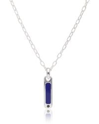The Jewelz - Own The Night — Enamel & Diamond Pendant - Lyst