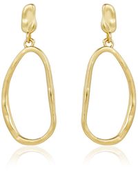 Rare Matters Jewelry - Sculpted Hoops Earrings - Lyst