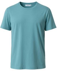 Haris Cotton - Basic Cotton T-Shirt Crystal - Lyst