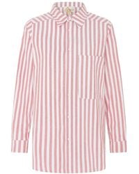Hay Life - Yapp Stripe Shirt Cherry - Lyst