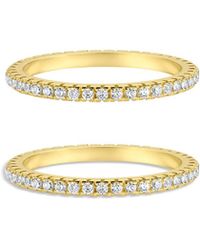 SET & STONES - Aurora Smart Ring Stacking Set - Lyst