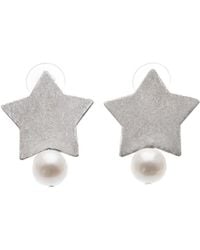 Silver Moon - Pearl Sterling Earrings – Nova - Lyst