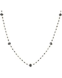 Rahul's Jewels - 18" Genuine Diamond Rosary Necklace - Lyst