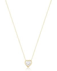 SHYMI - Bezel-Set Solitaire Necklace - Lyst