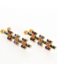 Michela - Block Earrings - Lyst