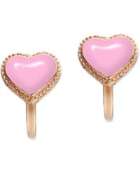 Grosse - Enamel Heart Clip On Earrings, Series Pop Heart - Lyst