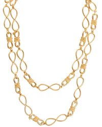 Caramel Vintage Jewellery - Infinity Link Chain Necklace - Lyst