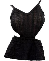 Maison Bogomil - Shadow Thread – Sequined Knit Top With Side Cutouts - Lyst