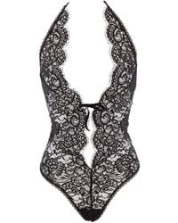Belle -et-BonBon - Eva Noir Lace Body - Lyst