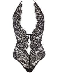 Belle -et-BonBon - Eva Noir Lace Body - Lyst