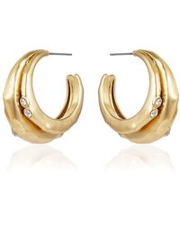 Rare Matters Jewelry - Modern Stacked Hoops Earrings - Lyst