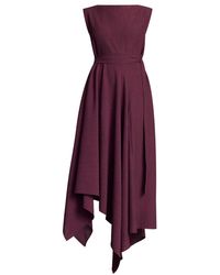 Meem Label - Tolson Plum Asymmetric Dress - Lyst
