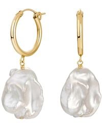 Katy Faye - Joann Pearl Earrings - Lyst