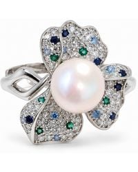 Ninemoo - Iris De Lune Pearl Ring - Lyst