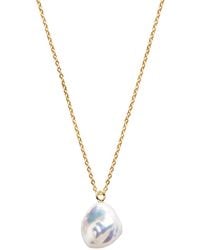 Ora Pearls - Mermaid Keshi Pearl Fine Chain Necklace - Lyst