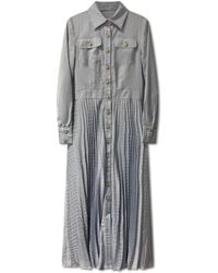 Roch Perel - Jacquard Crepe Midi Dress - Lyst