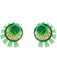 Gissa Bicalho - Acrylic Handmade Earring Sun Light Pale - Lyst
