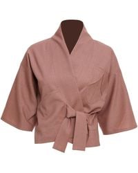 MOE - Rose Wool Vest Jacket - Lyst