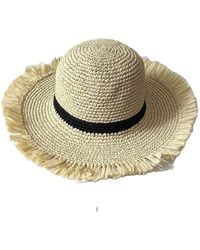 Springmoonatelier - Sunny Days Raffia Striped Hats - Lyst