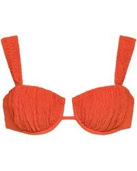 Montce - Tangerine Petal Bikini Top - Lyst