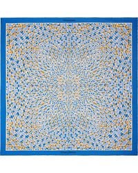 Otway & Orford - 'Infinity' Spotted Silk Pocket Square - Lyst
