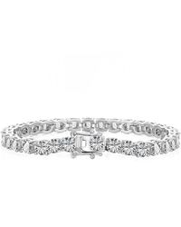 Viviana Halil - The Luxxe Tenné Premium Zirconia Bracelet - Lyst