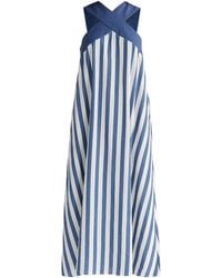 Paisie - Cross Strap Halterneck Maxi Dress - Lyst
