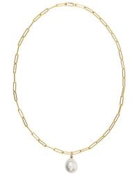 Ora Pearls - Aetia Baroque Pearl Chain Necklace - Lyst