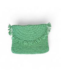 Springmoonatelier - Handmade Raffia Mini Bag – - Lyst