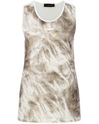 Conquista - Neutrals Soft Marble Elegance Tank Top - Lyst