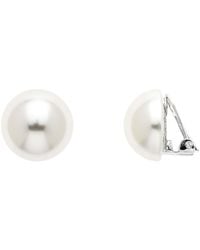 Emma Holland Jewellery - Half Pearl Clip Earrings - Lyst